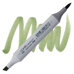 Copic Sketch Marker - Grayish Olive G94 marker and swatch