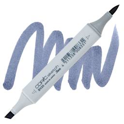 Copic Sketch Marker - Grayish Violet BV25 marker and swatch
