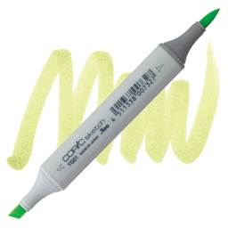 Copic Sketch Marker - Green Bice YG01 marker and swatch