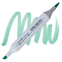 Copic Sketch Marker - Horizon Green BG34 marker and swatch