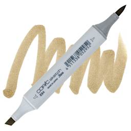 Copic Sketch Marker - Khaki E84 marker and swatch