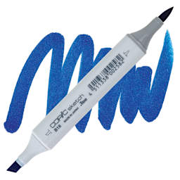 Copic Sketch Marker - Lapis Lazuli B18 marker and swatch