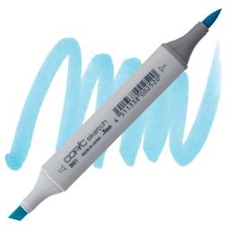 Copic Sketch Marker - Mint Blue B01 marker and swatch