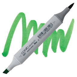 Copic Sketch Marker - Nile Green G07 marker and swatch