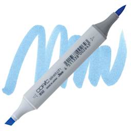 Copic Sketch Marker - Pale Blue B32 marker and swatch
