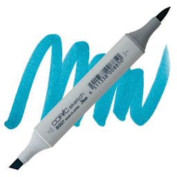 Copic Sketch Marker - Petroleum Blue BG07 marker and swatch