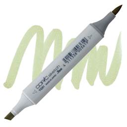 Copic Sketch Marker - Putty YG91 marker and swatch