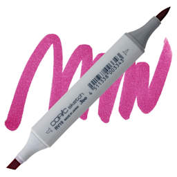 Copic Sketch Marker - Red Violet RV19 marker and swatch