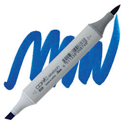 Copic Sketch Marker - Royal Blue B28 marker and swatch