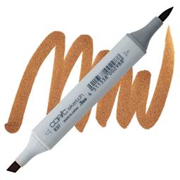 Copic Sketch Marker - Sepia E37 marker and swatch