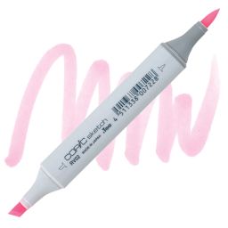 Copic Sketch Marker - Sugar Almond Pink RV02 marker and swatch