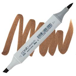 Copic Sketch Marker - Walnut E59 marker and swatch