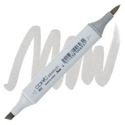 Copic Sketch Marker - Warm Gray W2 marker and swatch