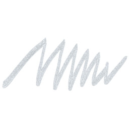 Decocolor Calligraphy Paint Marker - 2 mm Tip, Silver swatch