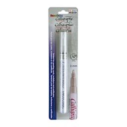 DecoColor Calligraphy Paint Marker Silver (Carded) - Peggable