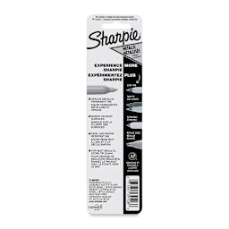 Sharpie Metallic Fine Point Marker - Silver, Pkg of 2 (back of package)