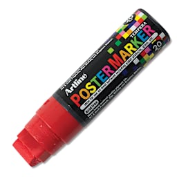Artline Poster Markers - 20 mm Tip, Red