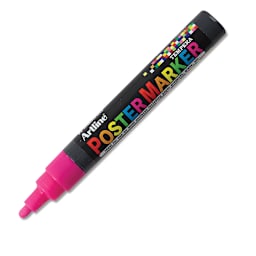 Artline Poster Markers - 4 mm Tip, Fluorescent Pink