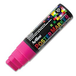Artline Poster Markers - 20 mm Tip, Fluorescent Pink