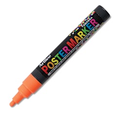 Artline Poster Markers - 4 mm Tip, Fluorescent Orange