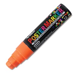 Artline Poster Markers - 12 mm Tip, Fluorescent Orange