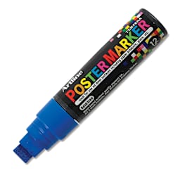 Artline Poster Markers - 12 mm Tip, Blue