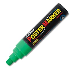 Artline Poster Markers - 6 mm Tip, Fluorescent Green