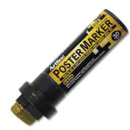 Artline Poster Markers - Metallic Gold, 30 mm