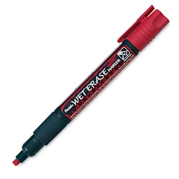 Pentel Wet Erase Chalk Markers - Chisel Point, Red