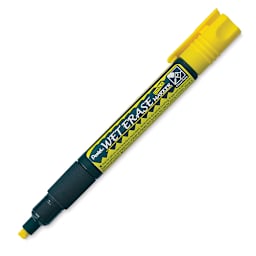 Pentel Wet Erase Chalk Markers - Chisel Point, Yellow