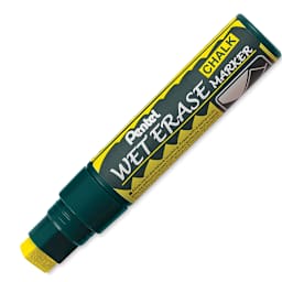 Pentel Wet Erase Chalk Markers - Jumbo Point, Yellow