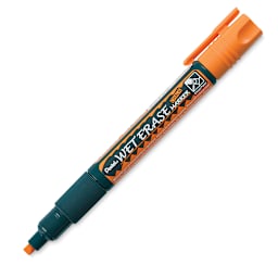 Pentel Wet Erase Chalk Markers - Chisel Point, Oragne