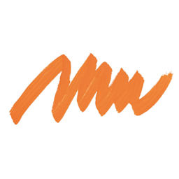 Pentel Wet Erase Chalk Markers - Chisel Point, Oragne swatch