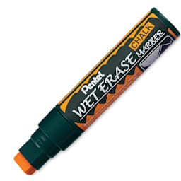 Pentel Wet Erase Chalk Markers - Jumbo Point, Orange