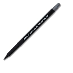Caran d'Ache Fibralo Marker - Metallic Silver