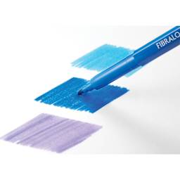 Caran d'Ache Fibralo Marker, close-up of the nib and sample of the marker stroke