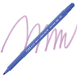 Caran d'Ache Fibralo Marker - Periwinkle Blue marker and swatch