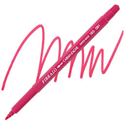 Caran d'Ache Fibralo Marker - Pink marker and swatch