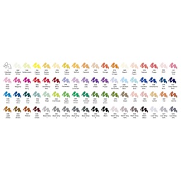Blick Studio Double-Ended Alcohol Art Markers - Assorted Colors, Set of 72, swatches