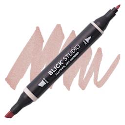 Blick Studio Alcohol Art Marker - 090 Stone, swatch and marker