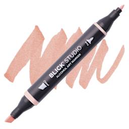 Blick Studio Alcohol Art Marker - 140 Dogwood, swatch and marker