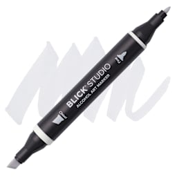 Blick Studio Alcohol Art Marker - 024 Cool Gray 20%, swatch and marker