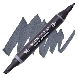 Blick Studio Alcohol Art Marker - 030 Cool Gray 80%, swatch and marker