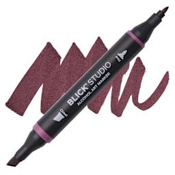 Blick Studio Alcohol Art Marker - 012 Wine, swatch and marker