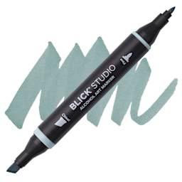 Blick Studio Alcohol Art Marker - 062 Sea Glass, swatch and marker