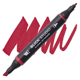 Blick Studio Alcohol Art Marker - 149 Watermelon, swatch and marker