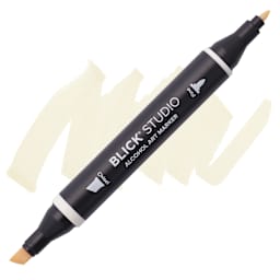 Blick Studio Alcohol Art Marker - 095 Beach, swatch and marker