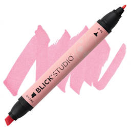 Blick Studio Marker - Coral Pink marker and swatch