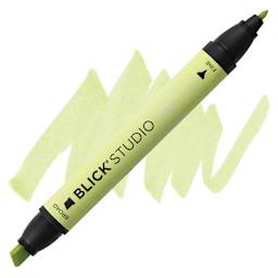 Blick Studio Marker - Lime marker and swatch