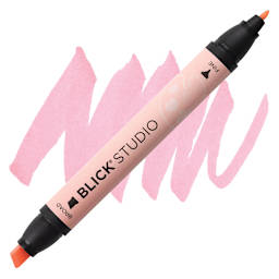 Blick Studio Marker - Peach Blush marker and swatch